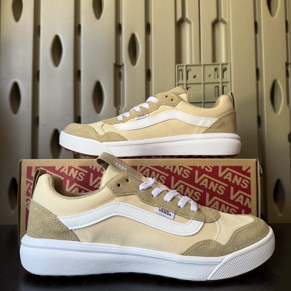 Vans Range EXP Men's Sneakers Shoes Tan Beige Two-Tone Natural Men's Size 9